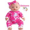Sweet Dolly Baby Doll Accessories 5 Set Baby Doll Clothes and Headbands for 14-18 Inch Dolls, 10 PCs in Total view 3