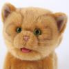 Electronic Walking Orange Cats, Realistic Interactive Puppy Pet Toy Cat, Walking, Barking,Wagging Tail & Talking,Present Pet Gifts for 3+ Year Boys Girls view 3
