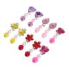 TOYANDONA 5 Pairs Girls Jewelry Clip-on Stud Earrings for Boys and Girls Comfortable Daily Wear view 1