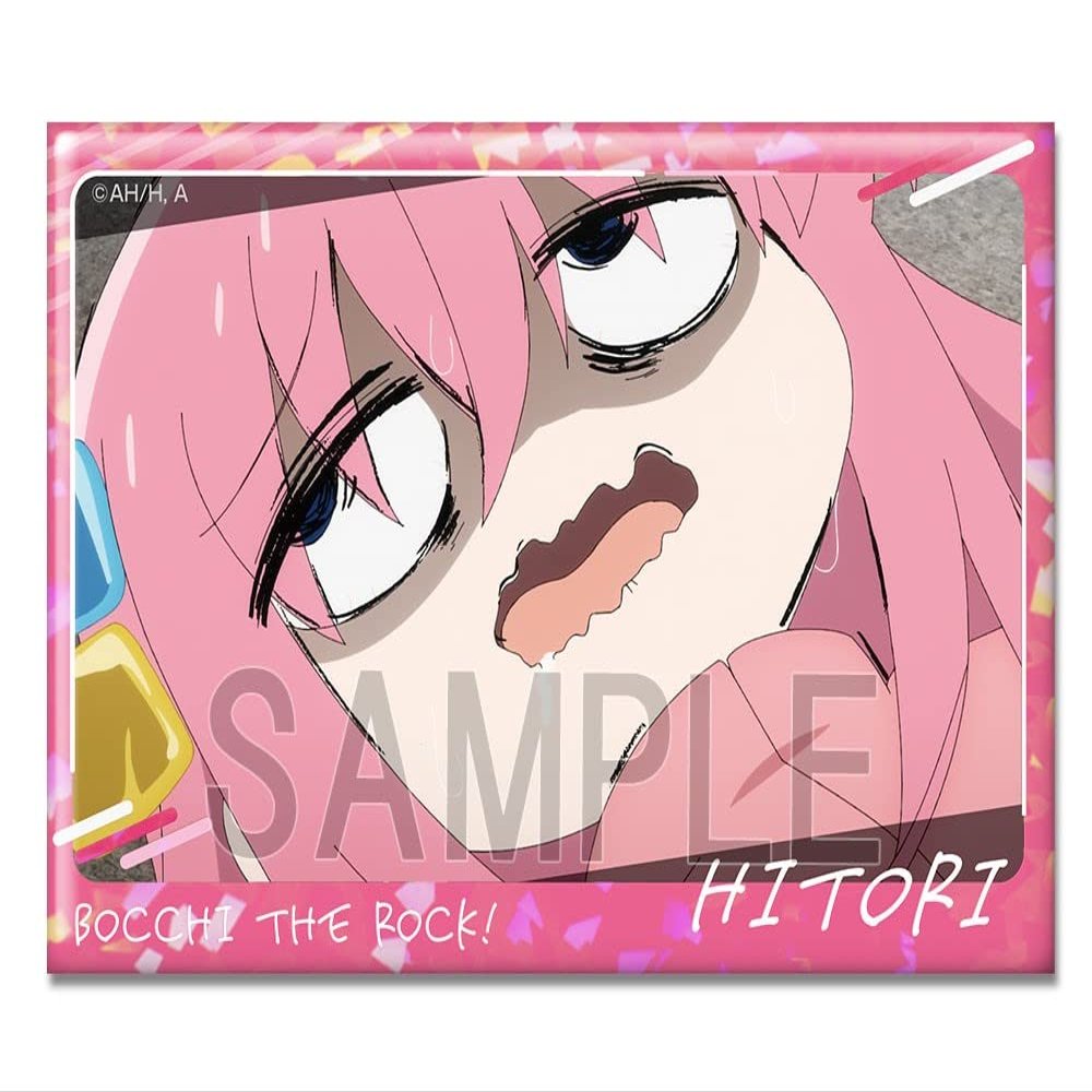 Bocchi The ROC! HBAN-B002-m05 Hologram Can Badge Hitori Goto E