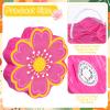 Aoriher Daisy Flower Piata Set with Blindfold and Bat Pink Flower Piata Daisy Hippie Boho Game for Birthday Baby Shower Gender Reveal Wedding Floral Party Supplies Decorations (Pink Flowers) view 3
