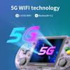 Dosnura RG353PS Handheld Game Console Linux OS 3.5-inch IPS Screen RK3566 64bit 128G TF Card 4452 Classic Games Built in 3500mAh Battery Support Bluetooth Controller WIFI Online PK HD(RG353PS-Purple) view 4