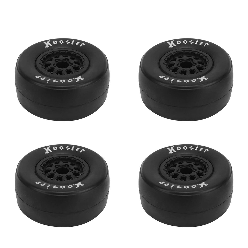 RiToEasysports RC Wheels Tires, 4Pcs 1/10 Scale Plastic Wheel Hubs for Off Road Remote Control Car, RC Car Accessories, 1/10 Rc Tires for Toy Car Upgrades