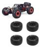 RiToEasysports RC Wheels Tires, 4Pcs 1/10 Scale Plastic Wheel Hubs for Off Road Remote Control Car, RC Car Accessories, 1/10 Rc Tires for Toy Car Upgrades view 2