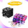 1 Packs Infinity Cube Toy Stress Relieving Fidgeting Game for Kids and Adults,Cute Mini Unique Gadget Anxiety Relief Kill Time Magic Puzzle Flip ADD, ADHD, Killing view 2