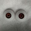 AILIJIA Acrylic Eyeballs 32mm Clear Lifelike Premium Plastic Eyes for TPE Silicone Dolls Brown view 1