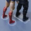 FIGURESLAB 100PCS Action Figure Stand, 6inch Figures Toy Support Stands Display Bases Holder, Compatible with 1/12 Scale Mavel Legends Series/GiJeo Classified Series/D C/Mo tu, Mix Square & Round view 1