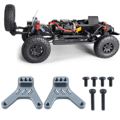 Zolikar 2PCS RC Aluminum Alloy Rear Shock Mount Shock Tower for Kyosho Mini Z 4x4 1/18 Scale Jimny 1/24 Scale Wrangler, Titanium