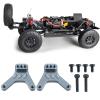 Zolikar 2PCS RC Aluminum Alloy Rear Shock Mount Shock Tower for Kyosho Mini Z 4x4 1/18 Scale Jimny 1/24 Scale Wrangler, Titanium view 1
