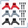 Zolikar 2PCS RC Aluminum Alloy Rear Shock Mount Shock Tower for Kyosho Mini Z 4x4 1/18 Scale Jimny 1/24 Scale Wrangler, Titanium view 4