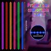 Bucherry 30 Pcs Mardi Gras Beads Light up Neon Beads Necklace Glow in The Dark 6 Kinds Colorful Bead Necklaces Bulk Throw Favor for Xmas Carnival Throw Party Costume Accessories Party Decor Supplies view 2