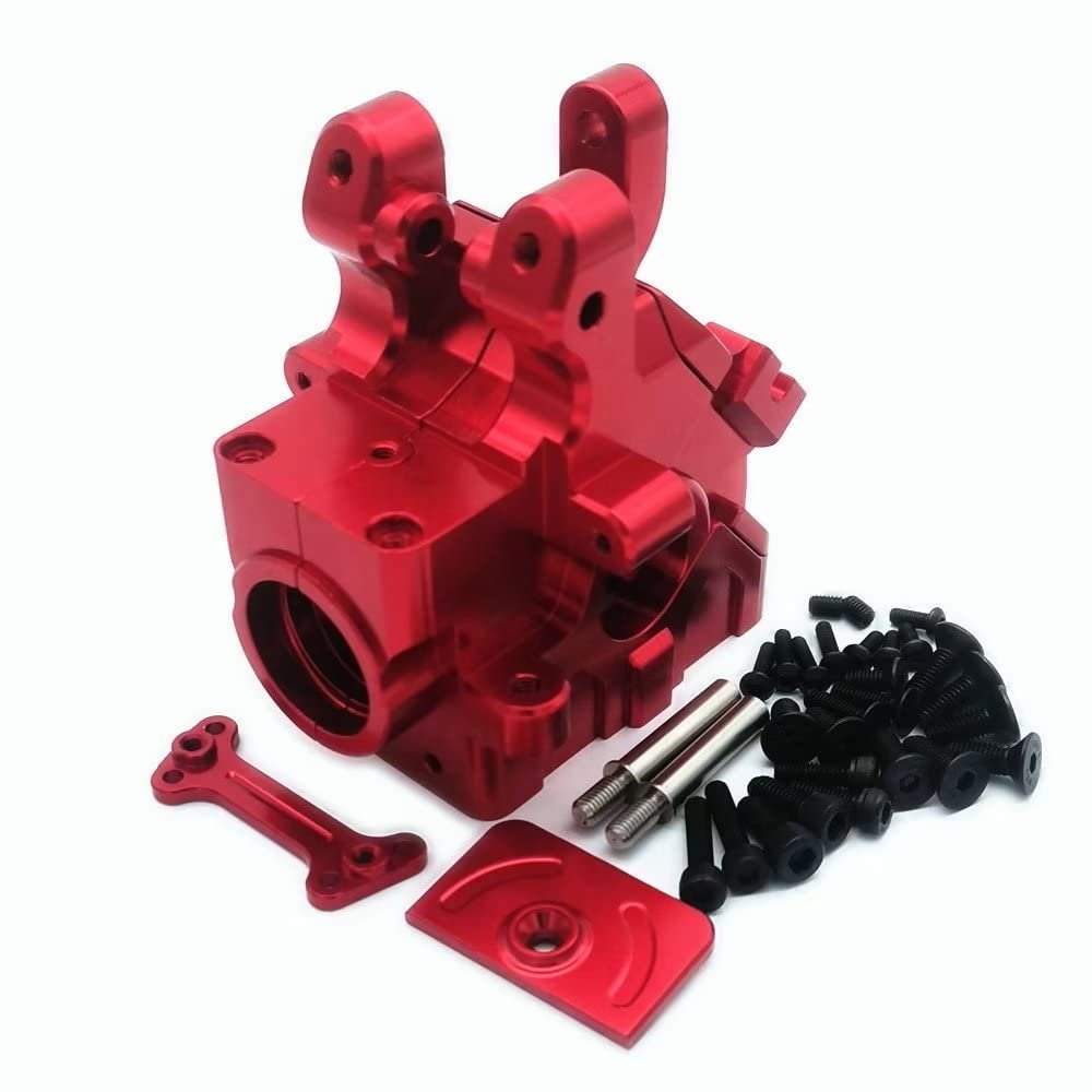 Aluminum Front or Rear Gearbox Case Bulkhead Cover Red for Arrma 1/5 8s Kraton Outcast ARA310935