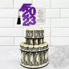 2023 Graduation Gift Money Holder - Graduation Money Cake, Holders with 25 Holes, DIY Double-Layer Cash Holder, Unique Gift Ideas for Graduation, Money Holder for Party (Green) view 3