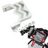 Aluminum Servo Mount Radiation Design Compatible with 2075 2075X Servo Silver for Traxxas 1/5 X-Maxx X Maxx 1/6 XRT 7749 view 1