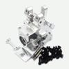 Aluminum Front or Rear Gearbox Case Bulkhead Cover Silver for Arrma 1/5 8s Kraton Outcast ARA310935 view 1