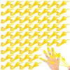 48 Pack Rubber Chicken Slingshot, Halloween Finger Slingshot Novelty Toys, Flying Chicken Toy for Christmas, Mini Rubber Chickens Bulk, Super Strong Viscosity for Teens Party Activities (Yellow) view 1