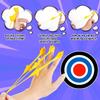 48 Pack Rubber Chicken Slingshot, Halloween Finger Slingshot Novelty Toys, Flying Chicken Toy for Christmas, Mini Rubber Chickens Bulk, Super Strong Viscosity for Teens Party Activities (Yellow) view 4