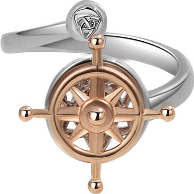 SATZIG Amazon pop-up rotating turning rudder ring Decompression anti-anxiety ring European and American jewelry