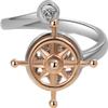 SATZIG Amazon pop-up rotating turning rudder ring Decompression anti-anxiety ring European and American jewelry view 1