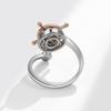 SATZIG Amazon pop-up rotating turning rudder ring Decompression anti-anxiety ring European and American jewelry view 2
