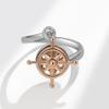 SATZIG Amazon pop-up rotating turning rudder ring Decompression anti-anxiety ring European and American jewelry view 4
