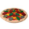 Handmade Felt Pizza Pretend Play Food, Montessori Learning Toy for Fine Motor Skills, Play Kitchen for Toddler from 2 years. Diameter 26cm (10.2'') view 1