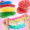 35.16 FL OZ Clear Slime for Kids 6-12, FunKidz 4 Pack Huge 1040 ML Glassy Slime Pack Toy Premade Water Crystal Slime Kit for Girls Boys Party Gift view 2