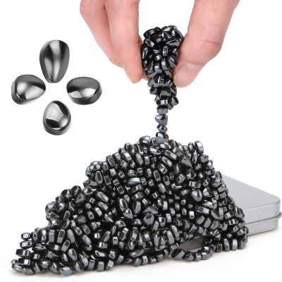 DYRDM 500+ Original Ferrite Putty Black, Sensory Stones, Adult Fidget Stress Relief Desk & Office Item, Ferrite Stones Stocking Stuffers Gifts