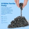 DYRDM 500+ Original Ferrite Putty Black, Sensory Stones, Adult Fidget Stress Relief Desk & Office Item, Ferrite Stones Stocking Stuffers Gifts view 2