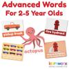 Advanced Flash Cards for Toddlers 3-5 Years  101 Flashcards  Preschool Flash Cards  Kindergarten Flash Card for Kids  Toddler Learning  Educational Gift - for Ages 3, 4, 5 & 6 view 2