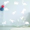 40x Glow in Dark Dinosaur Wall Room Decor Decal - Dinosaurs Art Boy Teen Kid Light Sticker Cool Boys Dino Glowing Vinyl Kids Decals Stickers (12") view 2