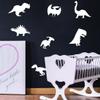 40x Glow in Dark Dinosaur Wall Room Decor Decal - Dinosaurs Art Boy Teen Kid Light Sticker Cool Boys Dino Glowing Vinyl Kids Decals Stickers (12") view 4