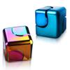 2pc Fidget Spinner Toys Cube Adults, Easter Basket Stuffers for Teens Metal EDC Cool Desk Gadgets Office Toys Small Anxiety Figette Sensory Toy, ADHD Tool Fingears Figet Stress Valentine Gift for Boy view 1