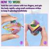 2pc Fidget Spinner Toys Cube Adults, Easter Basket Stuffers for Teens Metal EDC Cool Desk Gadgets Office Toys Small Anxiety Figette Sensory Toy, ADHD Tool Fingears Figet Stress Valentine Gift for Boy view 4
