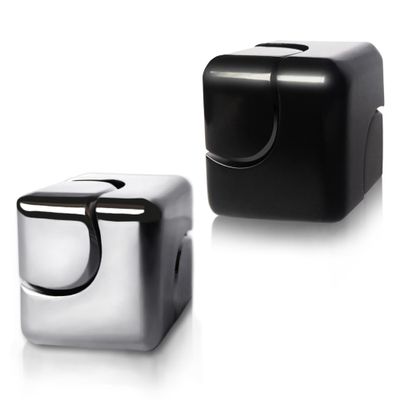 2pc Fidget Spinner Toys Cube Adults, Easter Basket Stuffers for Teens Metal EDC Cool Desk Gadgets Office Toys Small Anxiety Figette Sensory Toy, ADHD Tool Fingears Figet Stress Valentine Gift for Boy