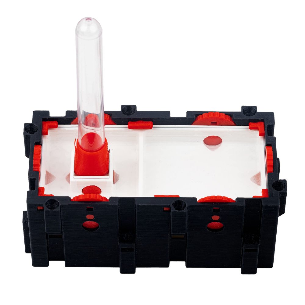 Anthouse.ES - 3D Modular Anthills - QBIK Duo Model - 6.78x12.78x5 cm - Ant Colonies - Terrarium - Large