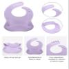 Baby led weaning, Silicone Baby Feeding Set Baby Bibs Suction Bowl Divided Plate Cup Self Feeding Spoons Baby and Toddler Dish Set. 6 Pieces, Suction Bowl and Plate. (Millitary Green) view 3
