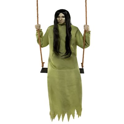 Spirit Halloween Empty Soul Girl On A Swing Static Prop| Hanging Prop| Halloween Decoration| Swinging Prop