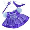 Purple Fairy Princess Outfit with Wand and Tiara for 1418 inch Plush Toys Teddy Bears Stuffed Animals Clothing Accessory Gift view 1