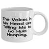 Cheap Hula Hooping Gifts, The Voices in My Head are Telling Me to Go Hula, Brilliant Birthday 11oz 15oz Mug Gifts For Friends, Gift ideas for hula hoopers, Hula hoop tricks, How to hula hoop view 2