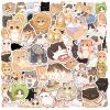 100 Pcs Cute Cat Stickers for Adults, Kawaii Cartoon Kitty Sticker Waterproof Vinyl Kitten Decals for Water Bottle,Laptop,Luggage,Guitar,Phone, Cat Party Favors view 1