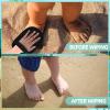 2 Pcs Sand Off Mitt for Water Sports, Beach Accessories, Soft Cleaner Mitt for Children Adults, Remover Wipe Off for Volleyball, Beach Essentials Must Haves view 2