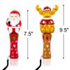 ArtCreativity Christmas Light Up Spinner Wands  Set of 4 Festive Designs with Multicolored LEDs  Fun Christmas Light Up Toys and Spinning Wands for Kids, Great Holiday Stocking Stuffers and Gifts view 4