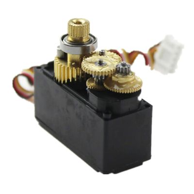 NATEFEMIN Metal Gear Servo Steering Gear Model Upgrade Replacement Repair Spare Parts for Wltoys 12428 12423 12628 RC Car Accessory Part