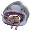 Jumbo Inflatable Shark Head Pool Float! This Cool and Funny Pool Float with Lifelike Features is Perfect for Pool Parties, Birthday Parties,Beach Parties or just a Floating Pool Lounge! view 1