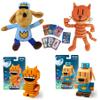 Dav Pilkey Dog Man Hero Gift Set Includes Officially Licensed Plush Book Characters, Cubles DogMan and Petey STEM Paper Craft Collectibles, and Flash Cards (Medium Dog Man Cuble Set) view 1