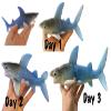 1 Jumbo Grow a Shark in Water - Add Water and it Grows up to 11" - Shark Lover Gift - Fun Sea Critter Toy Bath Fun Science Expanding Novelty Magic Absorbent Polymer Toy (Random Color) view 2