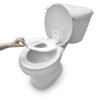 Ingenuity: ity by Ingenuity Flip & Sit Potty Seat (White)  Easy to Set Up & Remove Potty Training Seat That Attaches to Adult Toilet Seat view 1