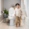 Ingenuity: ity by Ingenuity Flip & Sit Potty Seat (White)  Easy to Set Up & Remove Potty Training Seat That Attaches to Adult Toilet Seat view 2