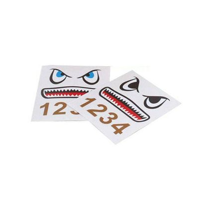1 Pair Easy Installation & Removal Decoration Adhesive Skin 3D Shark Sticker for DJI Mavic Pro Accessory Part
